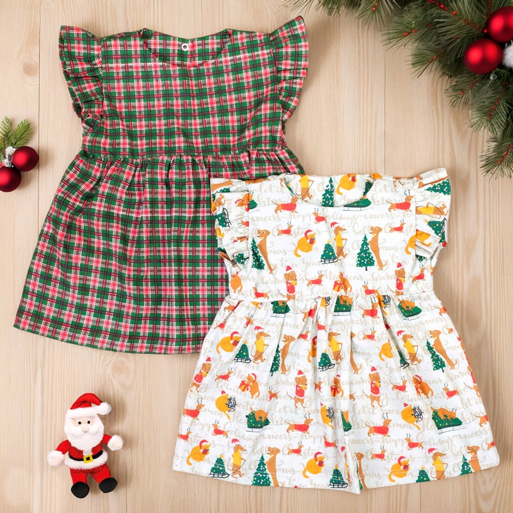 Vestido Natalino Para Bebê - Temático E C...